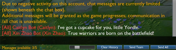 Chat Restrictions – League of Legends Support